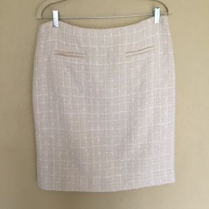 Pendleton Cotton Blend Boucle Pencil Skirt